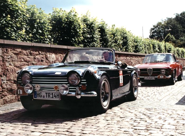 Triumph TR 4 und Alfa GTA